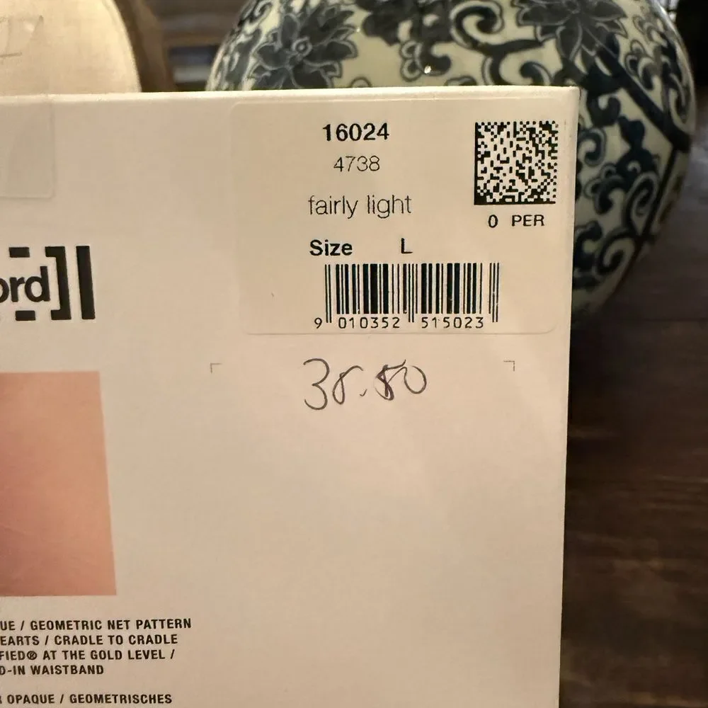 NWT Wolford AURORA LOVE TIGHTS size large